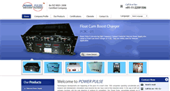 Desktop Screenshot of powerpulseindia.com